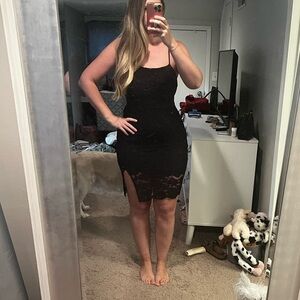 Express LBD with lace detail